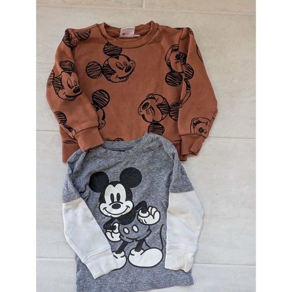 Micky Mouse 2T long sleeve bundle